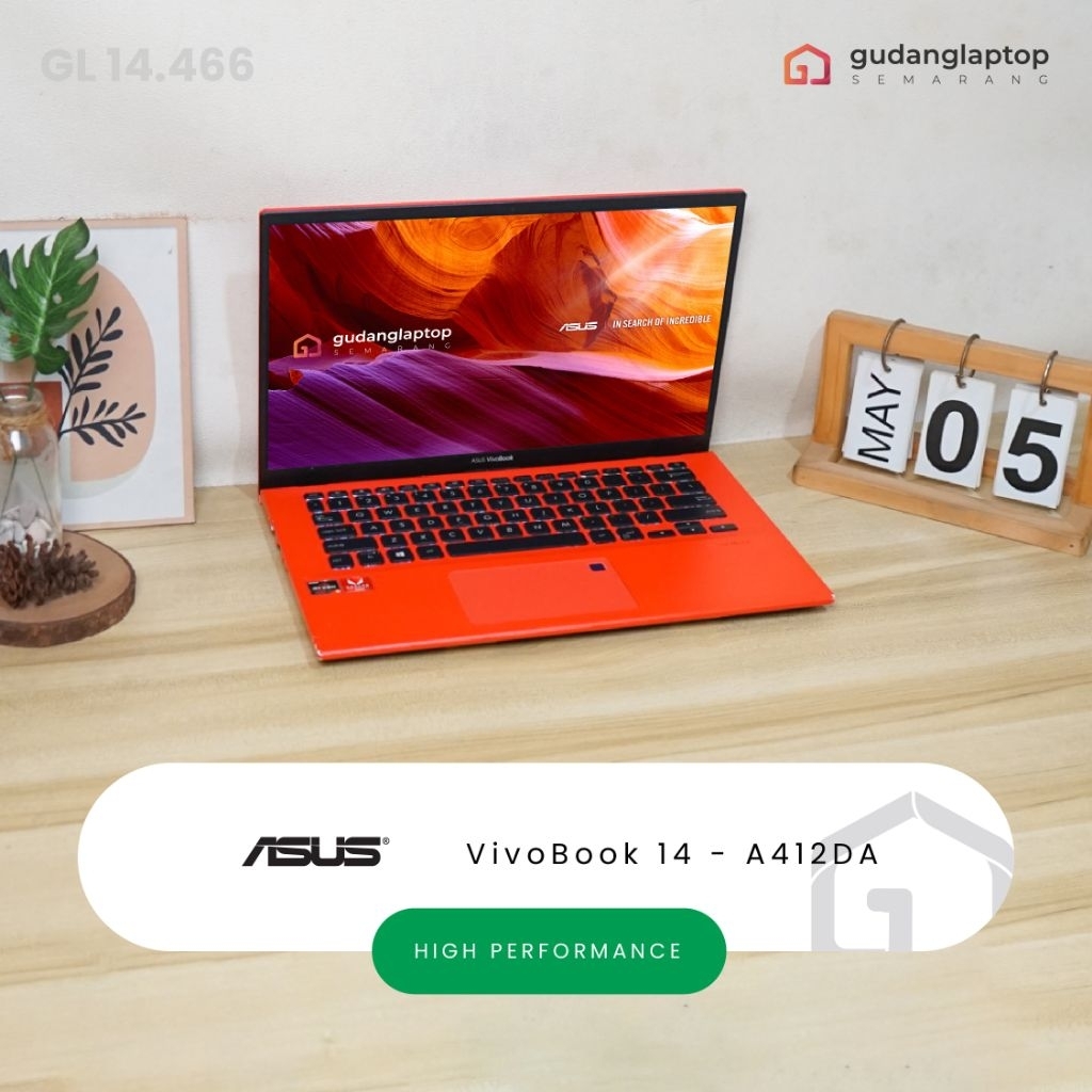 ASUS VivoBook 14 - A412DA AMD Ryzen 5 - 3500U 8/250+1tb Fingerprint, Webcam, WiFi, Bluetooth, Backli