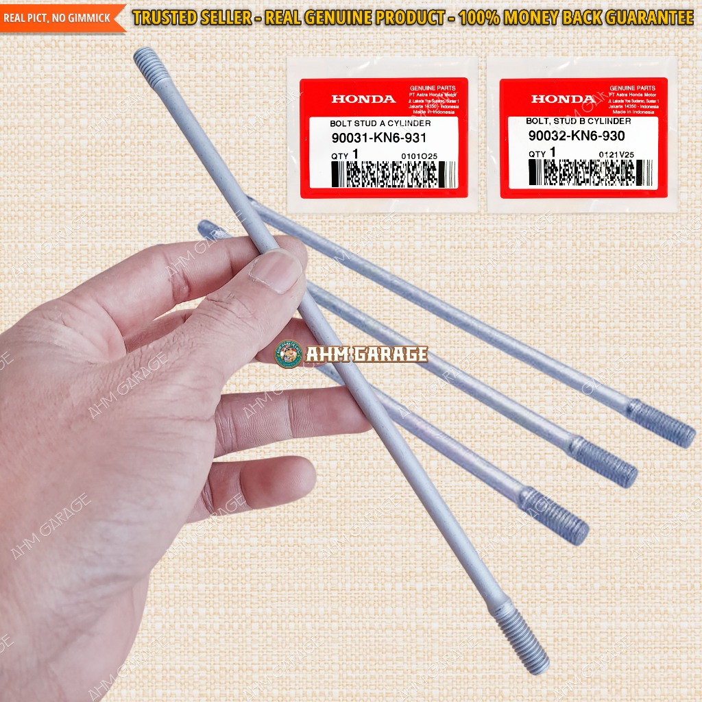 Baut Tusuk Sate Tiger Revo Baut Tanam Ancer Blok Panjang Pendek TIREV Bolt Stud Cylinder Tiger Revol