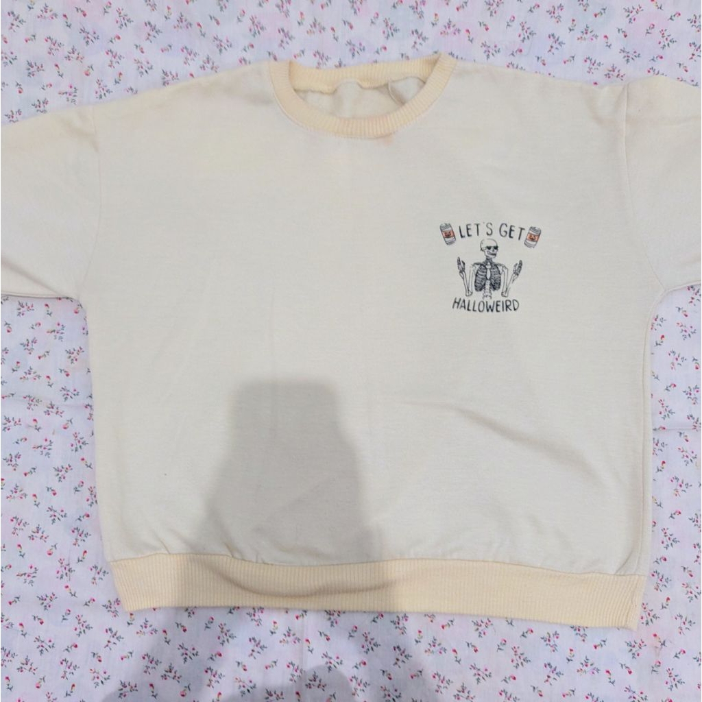 PRELOVED SWEATER FLEECE SOFT YELLOW