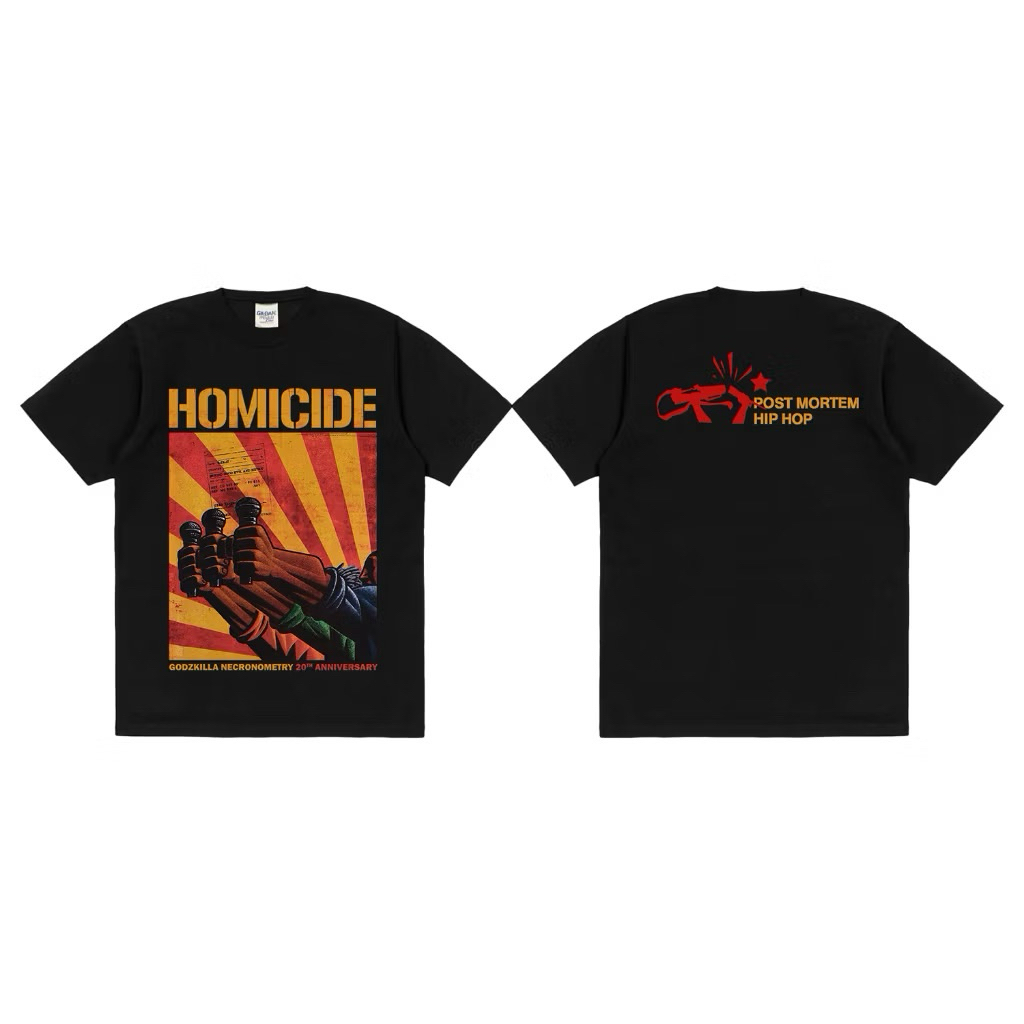 T-shirt Band Homicide 20Th Godzkilla Necronometry