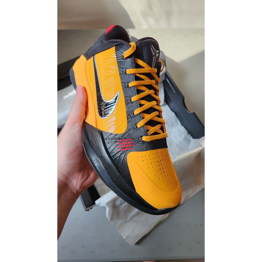 (Ready Stock - Size 43) - Kobe 5 Protro Bruce Lee CD4991-700 – Basketball Shoes