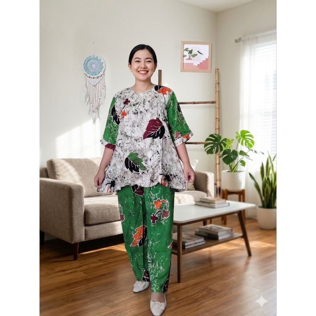 SMT Marisa Setelan Viana Celana Panjang ld 120 cm