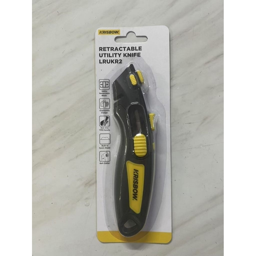 Pisau Utilitas Retractable Utility Knife LRUKR2 Krisbow 10644769
