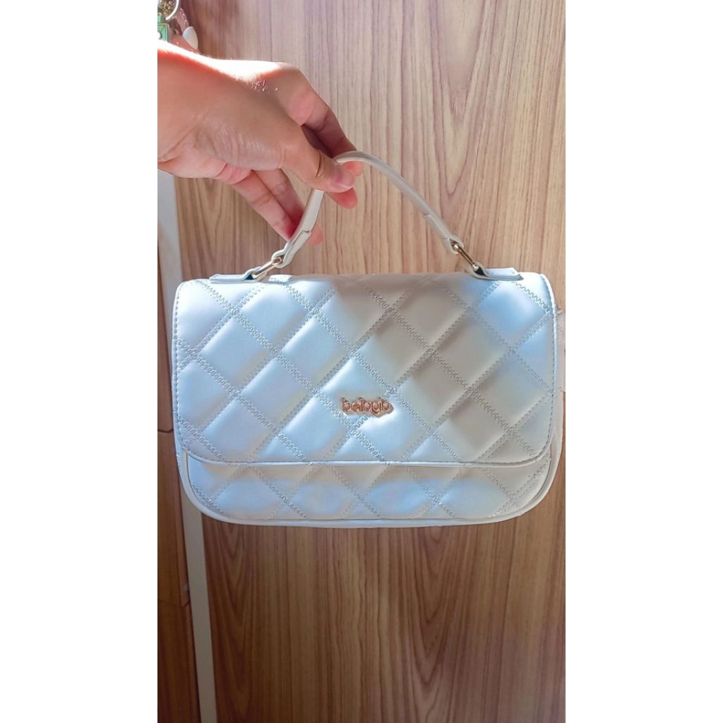 Tas selempang wanita warna putih