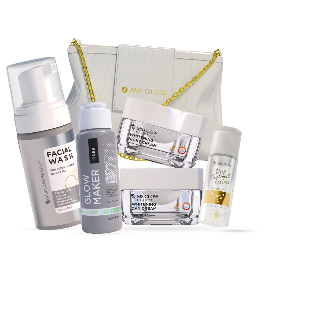 MS GLOW PAKET WHITENING free dte mini salmon