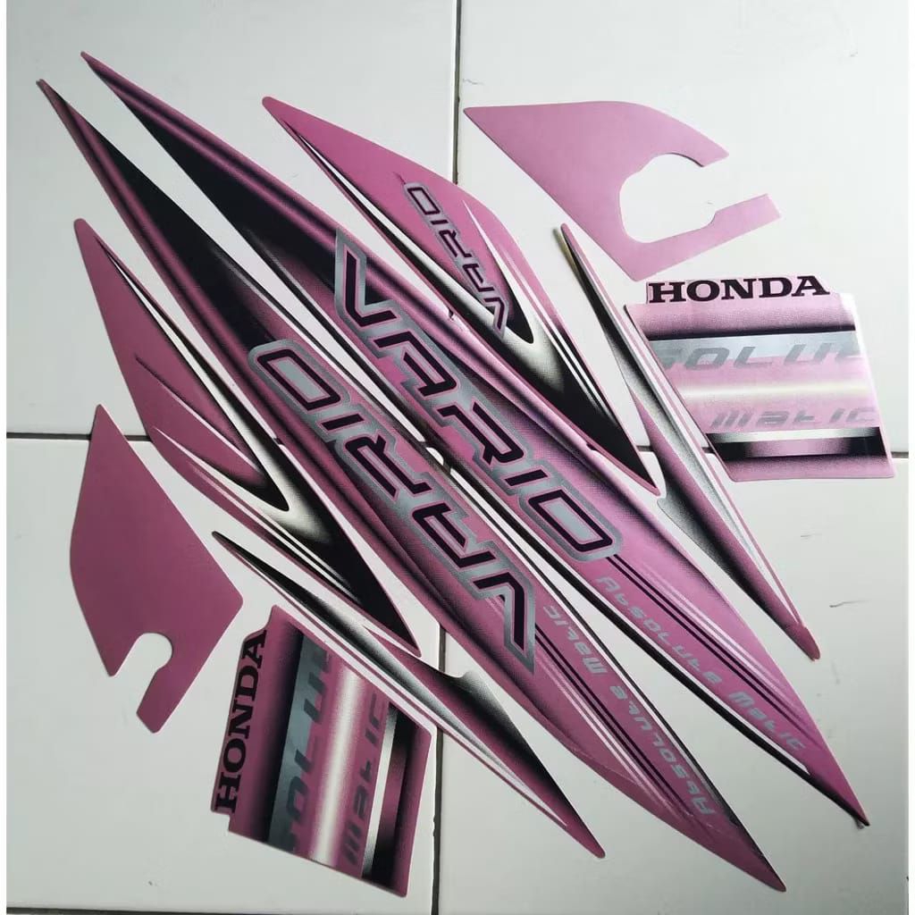 stiker striping motor vario lama 2007/2008 pink