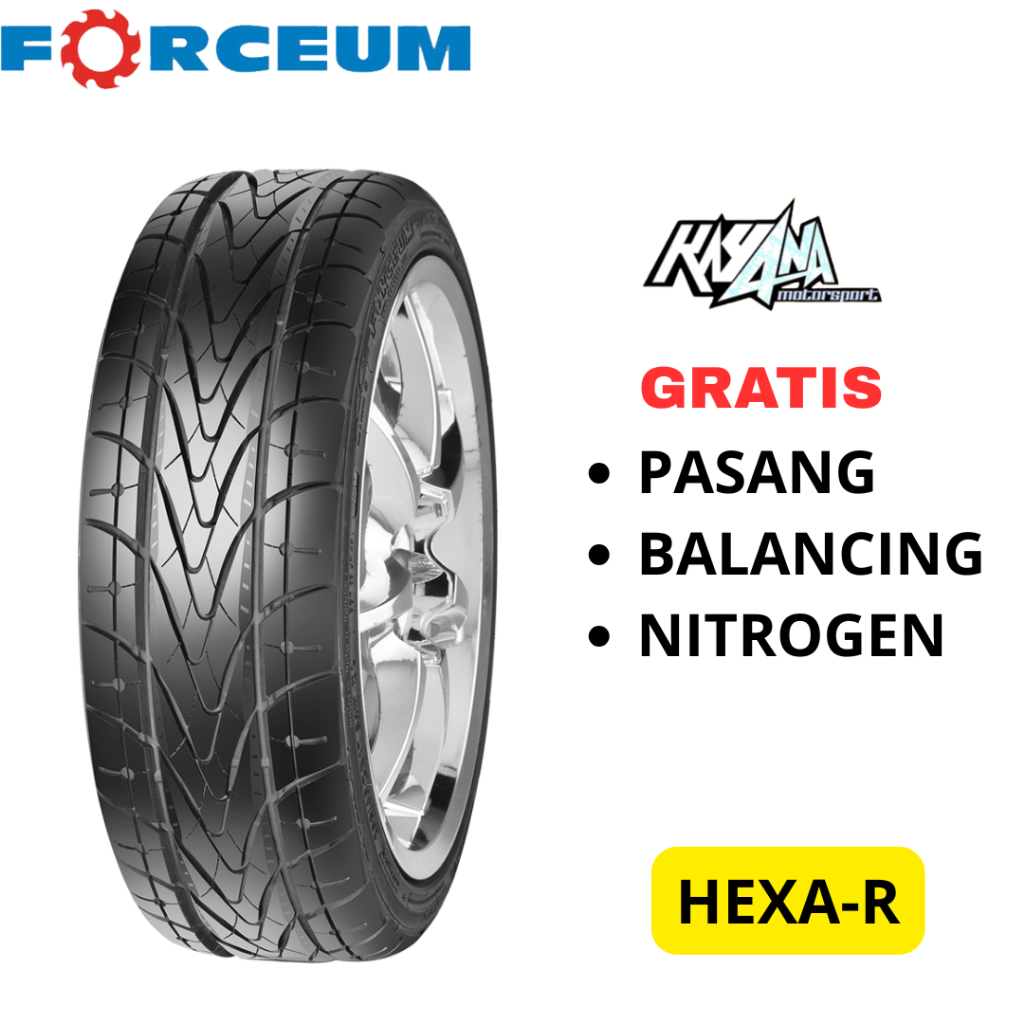 Promo Ban NIK 2024 FORCEUM HEXA-R 185 60 R15 Gratis Pemasangan