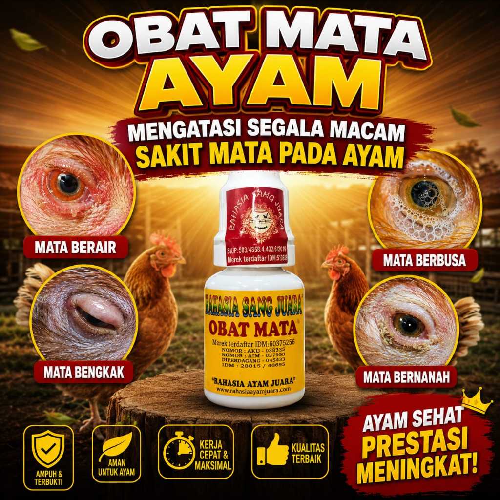 Obat Mata Ayam Berair Bengkak Dan Katarak 15ml