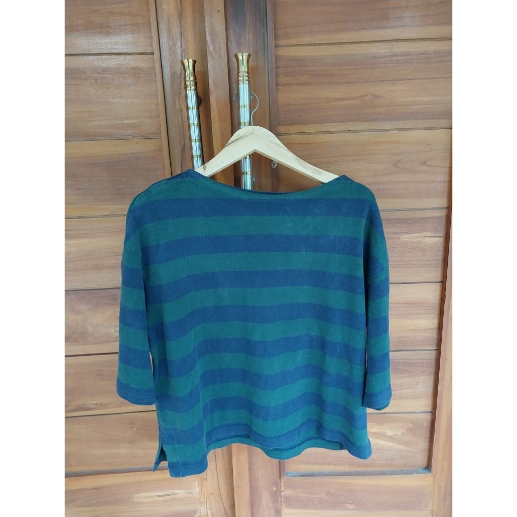 Kaos Over Size Uniqlo, Kaos garis uniqlo