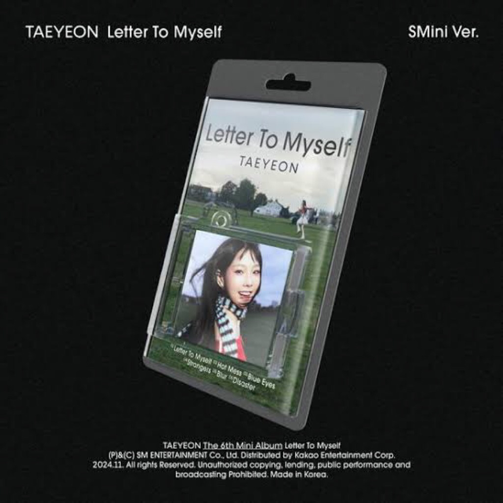 READY STOCK OFFICIAL TAEYEON LETTER TO MYSELF SMINI