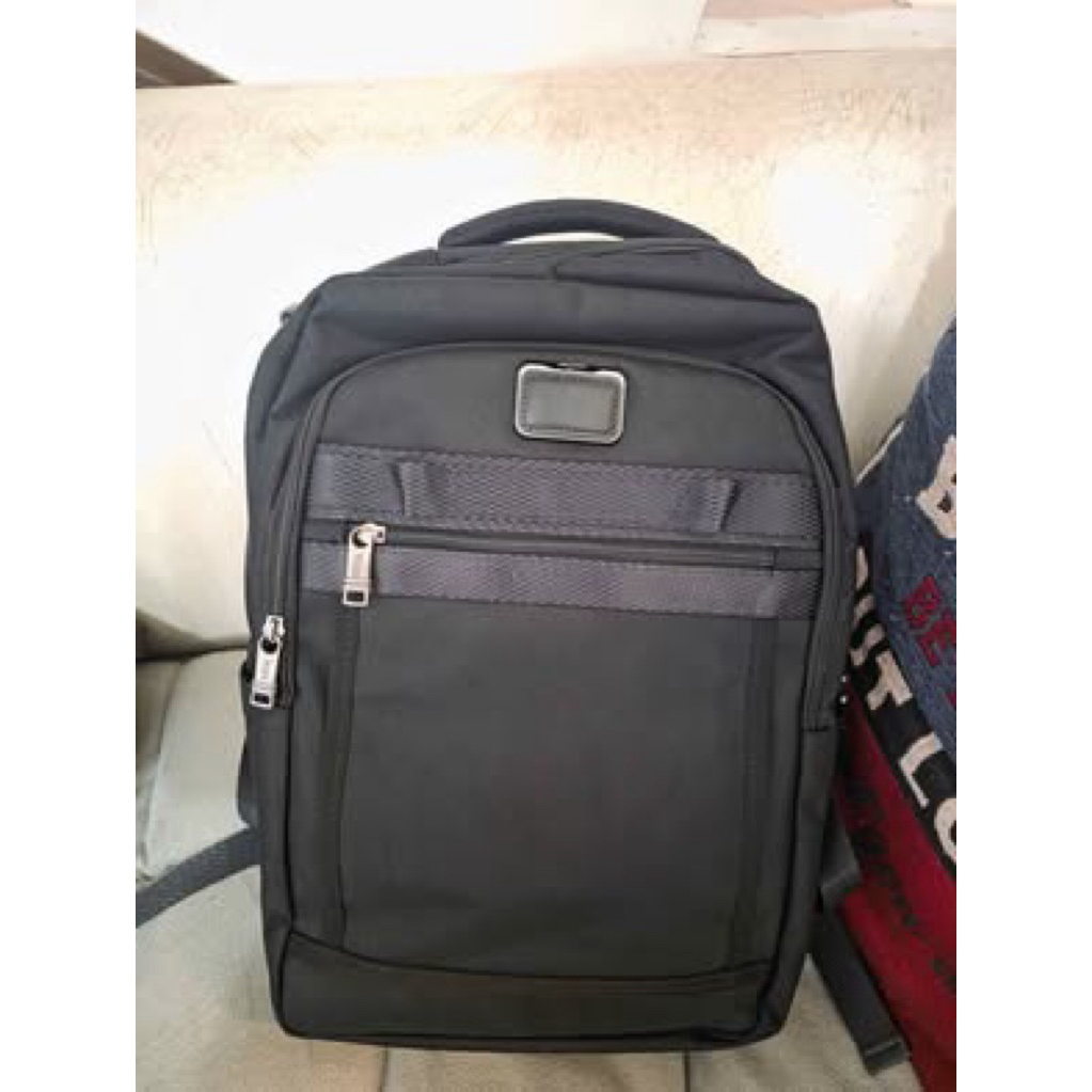 Backpack Laptop Bag Hitam Premium Ballistic Nylon
