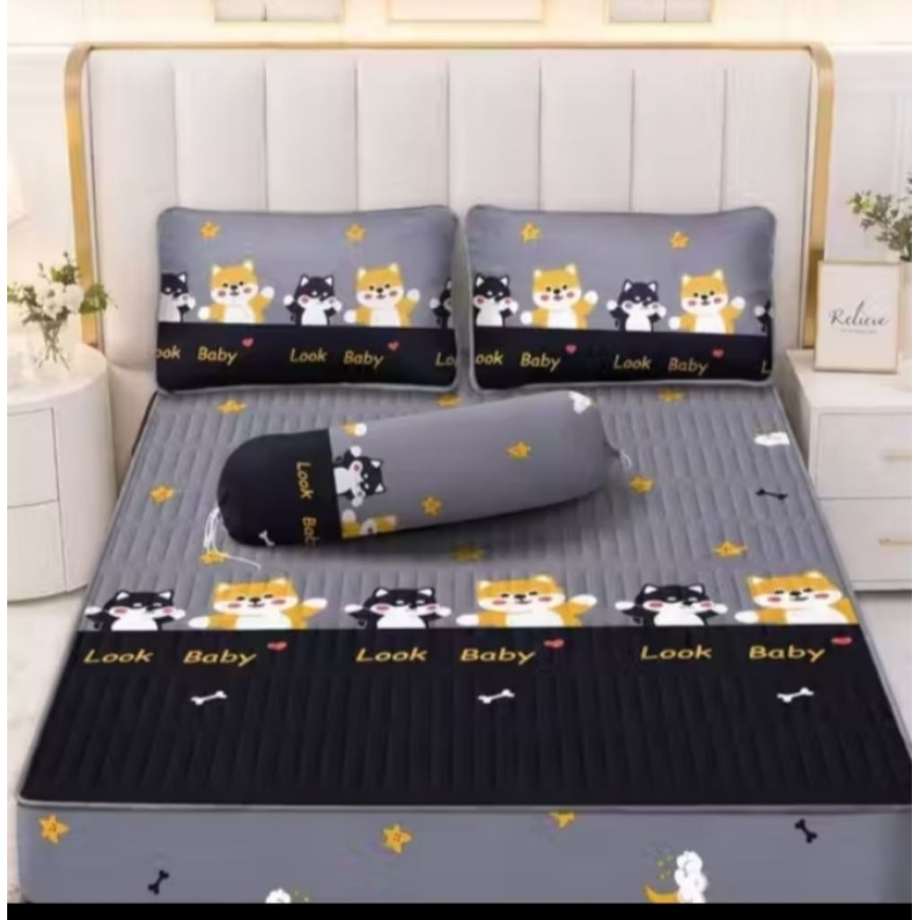 Sprei Waterproof Texania Ukuran 120x200cm - Anti Air, Anti Debu, Anti Tungau