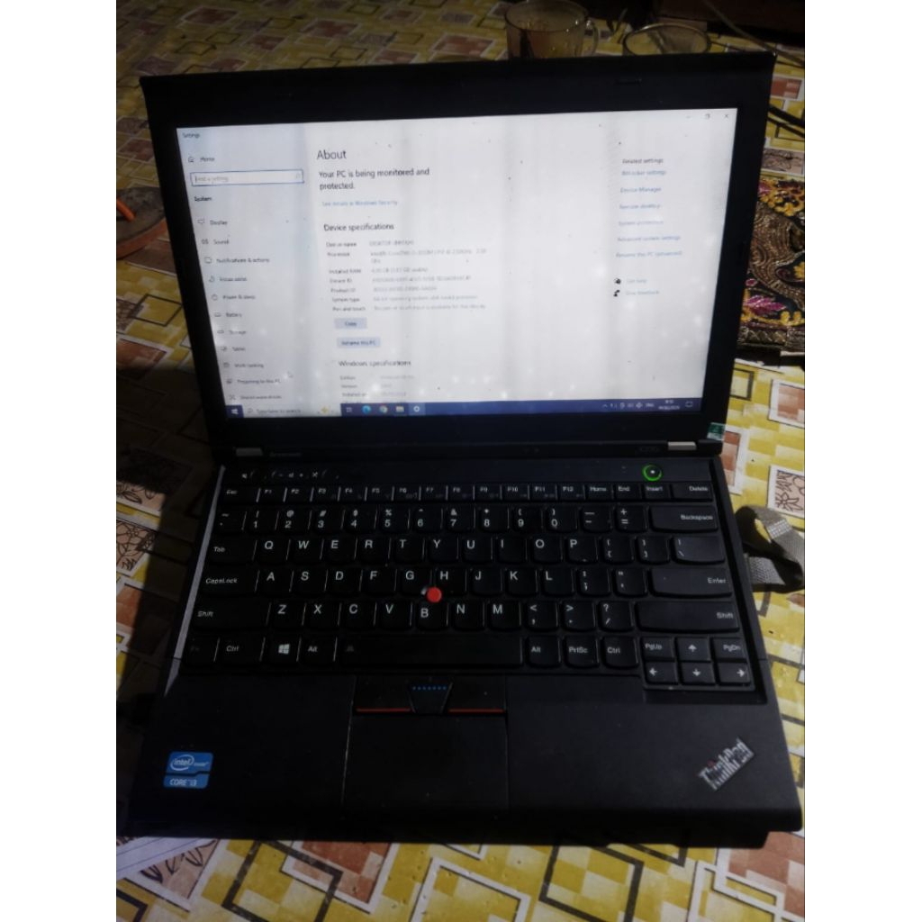 Mobo laptop Lenovo thinkpad x230i core i3 gen 3