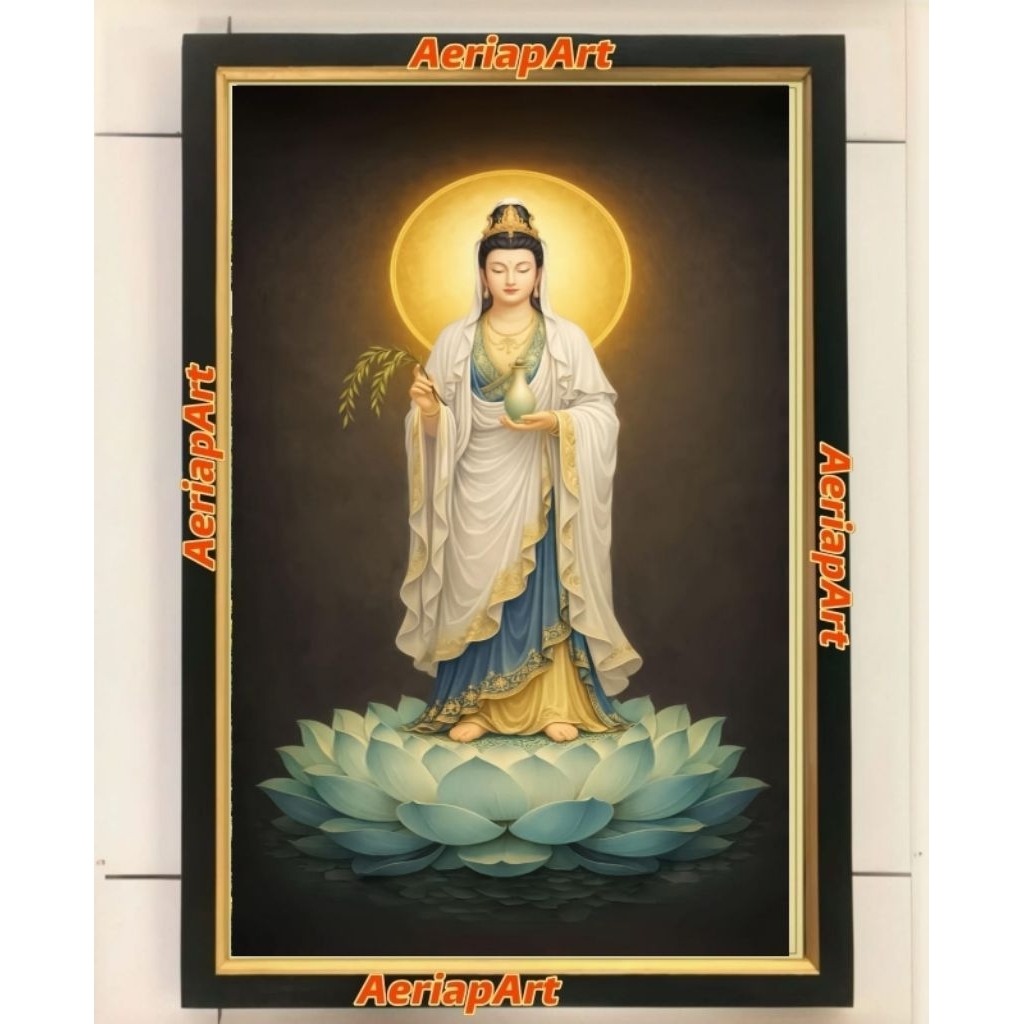 hiasan dinding poster Dewi Kwan im plus figura ukuran 53*37