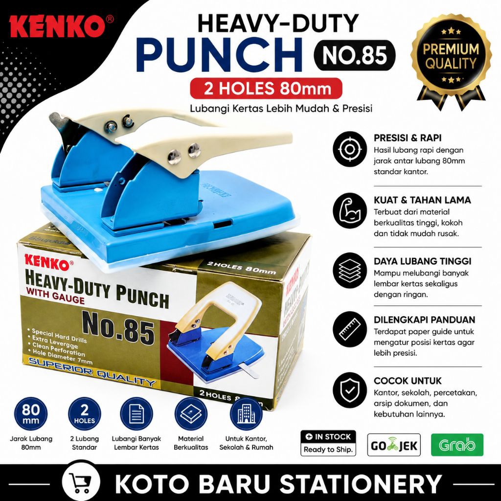 Pembolong kertas Besar No 85 N KENKO