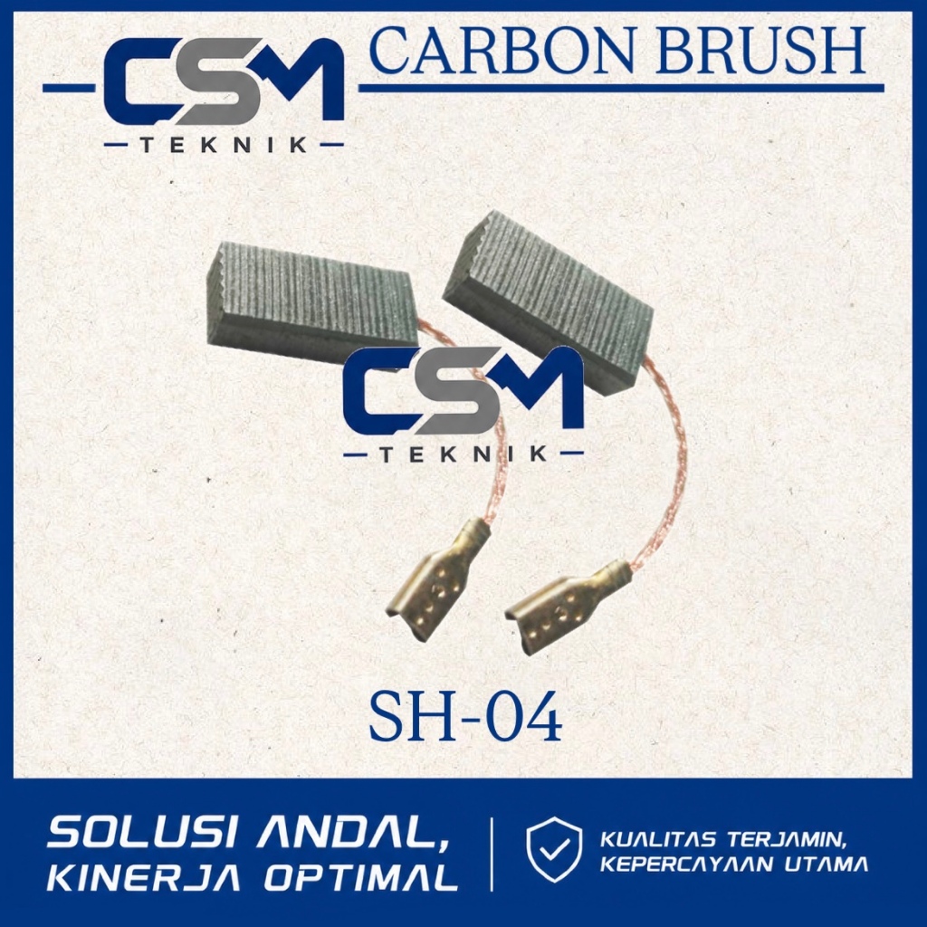CARBON BRUSH ARANG MESIN ROTARY HAMMER MAILTANK SH04 ARANG MESIN BOR ROTARY MAILTANK SH04