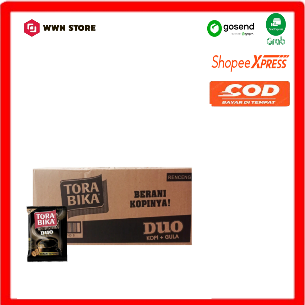 1 DUS TORABIKA DUO + GULA KOPI HITAM  ISI 12 RENCENG