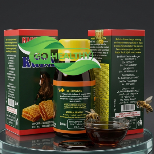 Madu tradisioanlTonik Cap Kuda 6x Herbal Rempah 60ml Memberi Kekuatan Tahan Lama