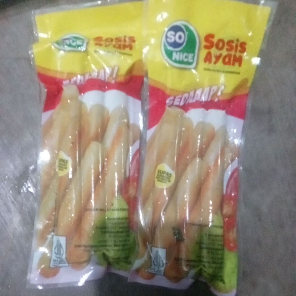So nice sosis Ayam isi 3 (75gr)
