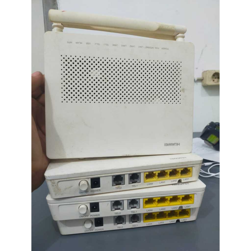 Modem Huawei HG8245H ONT GPON Bekas Normal Unit Only Tanpa Adaptor