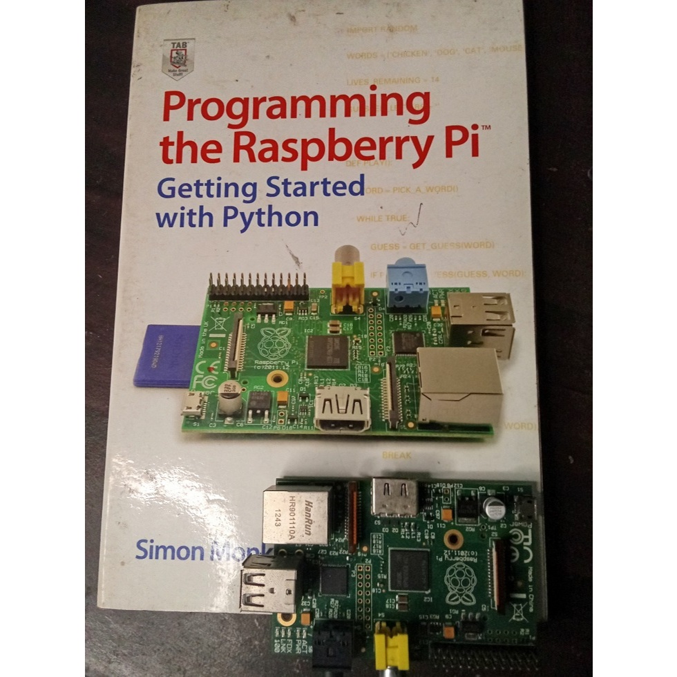 Buku bekas - Programming the Raspberry Pi Getting Started with Phyton karangan Simon Monk