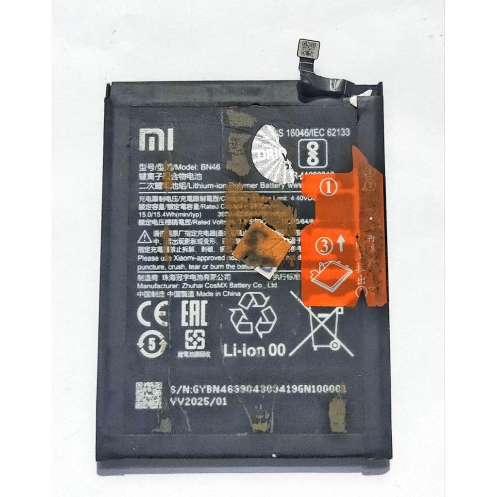 BATRE BATERAI REDMI NOTE 8 NORMAL BUKAN ORI COPOTAN
