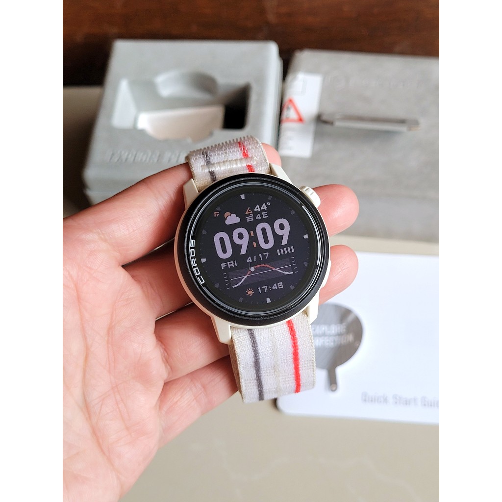 Coros Pace 3 Garansi Resmi Like New Mulus Fullset Original Second Bekas Bandung White Nylon