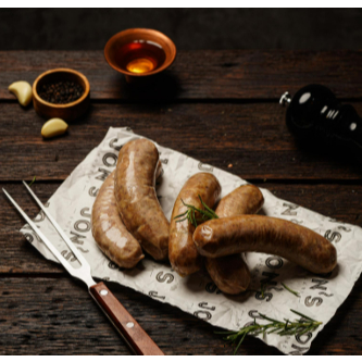 MANTAP - Jon's Smokery Bratwurst Sosis Babi 500 gr - TERBAIK