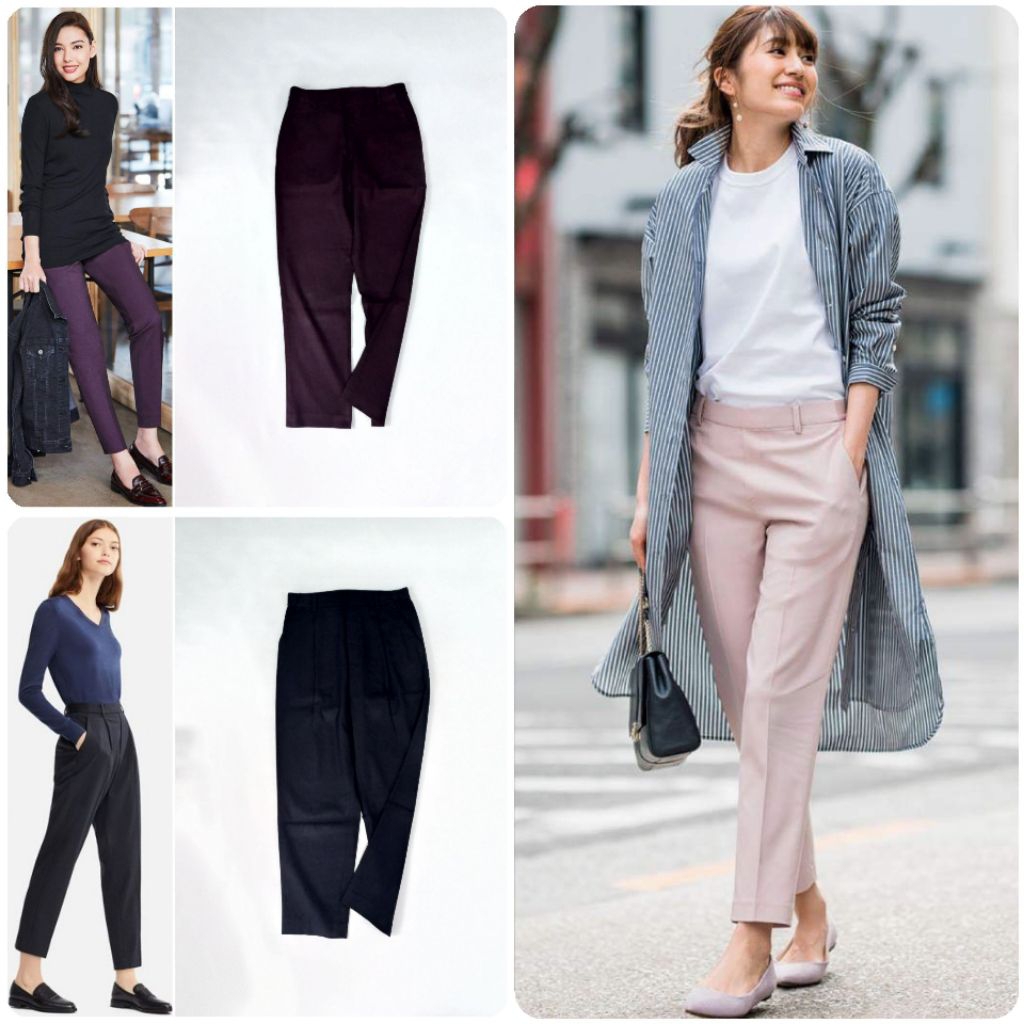 UNIQLO Ezy Ankle Length Pants (S)