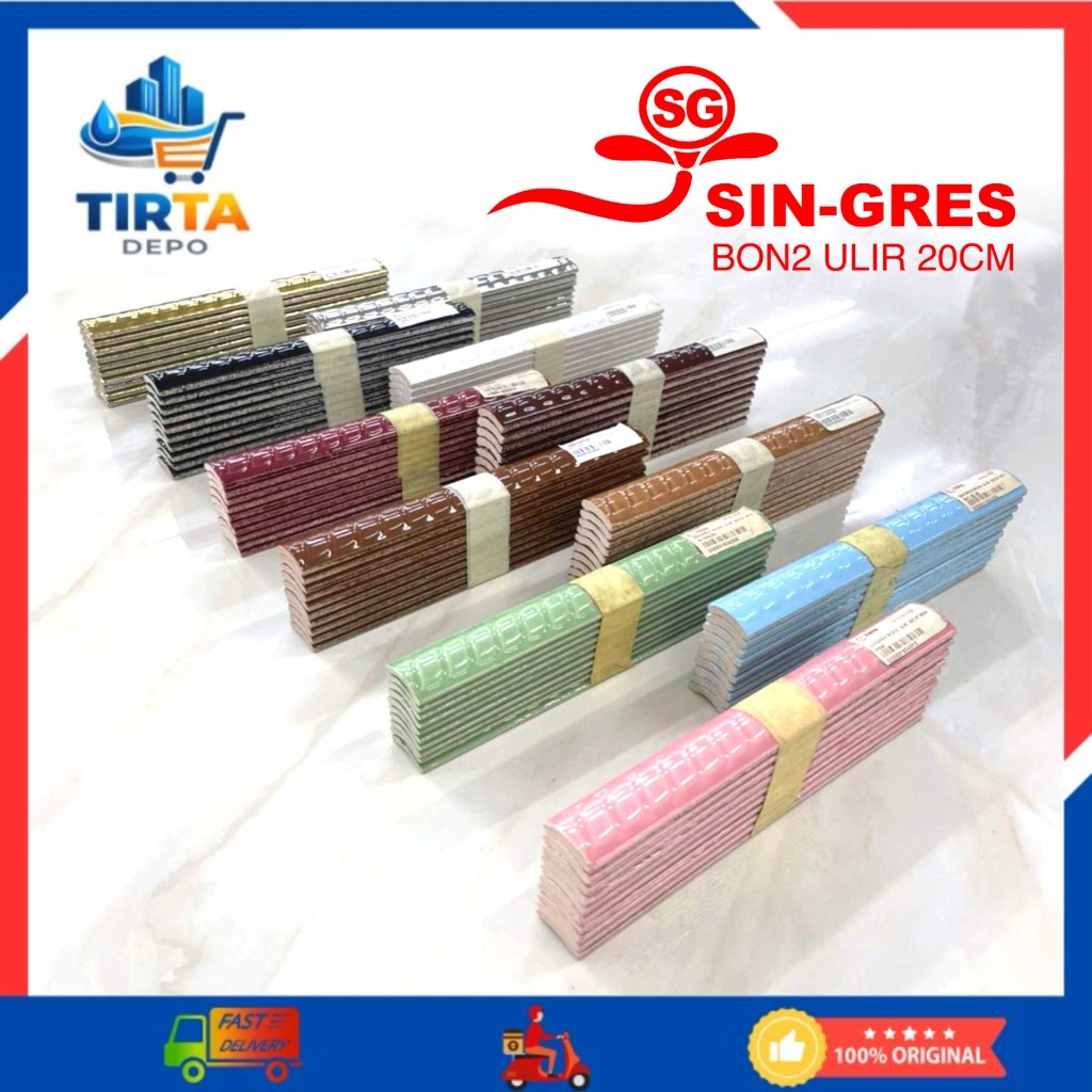 Singres Bon Bon Kuku Macan List Keramik 20 Cm List Tangga Murah