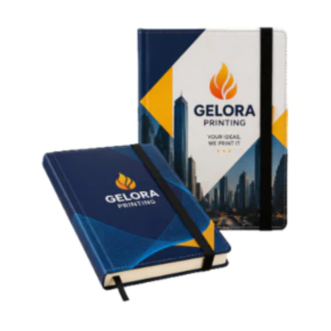 Agenda Custom A6 – Cetak Logo & Desain Sendiri | Buku Agenda Premium Gelora Printing