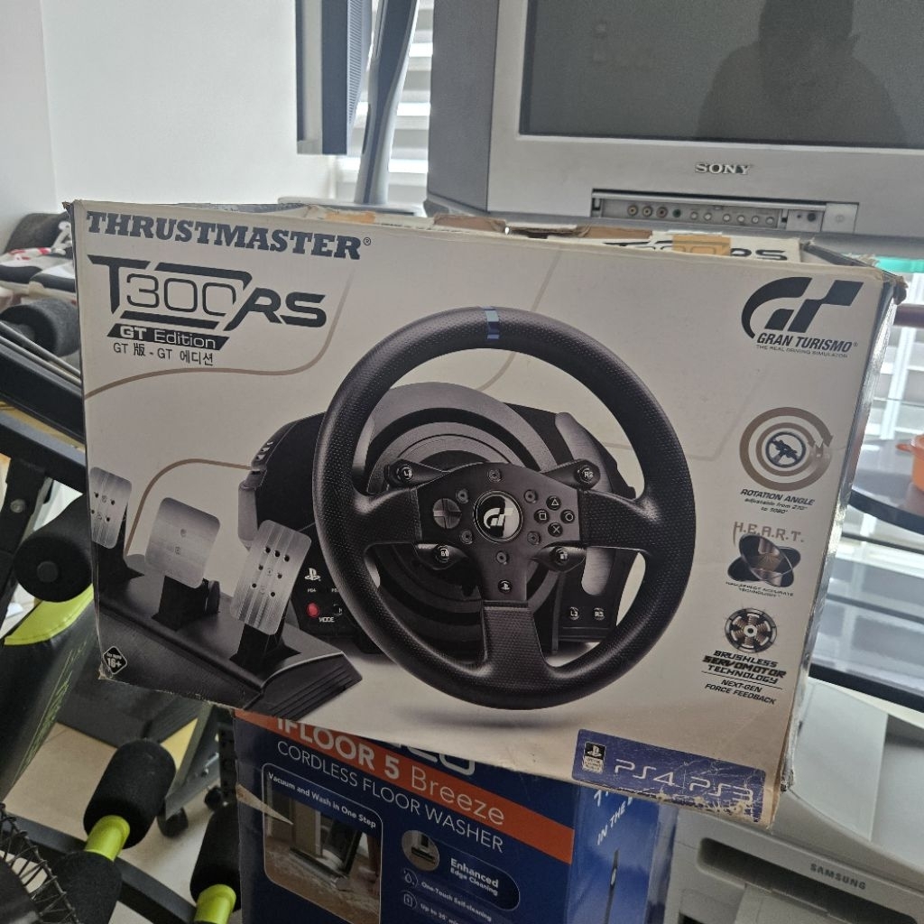 thrustmaster t300 rs gt edition racing steering wheel gaming pc ps3 ps4 ps5 balapan setir