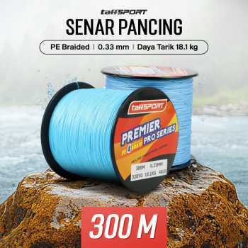 Senar Benang Tali Pancing PE Braided 300M 0.33mm - Blue OMTHASBL