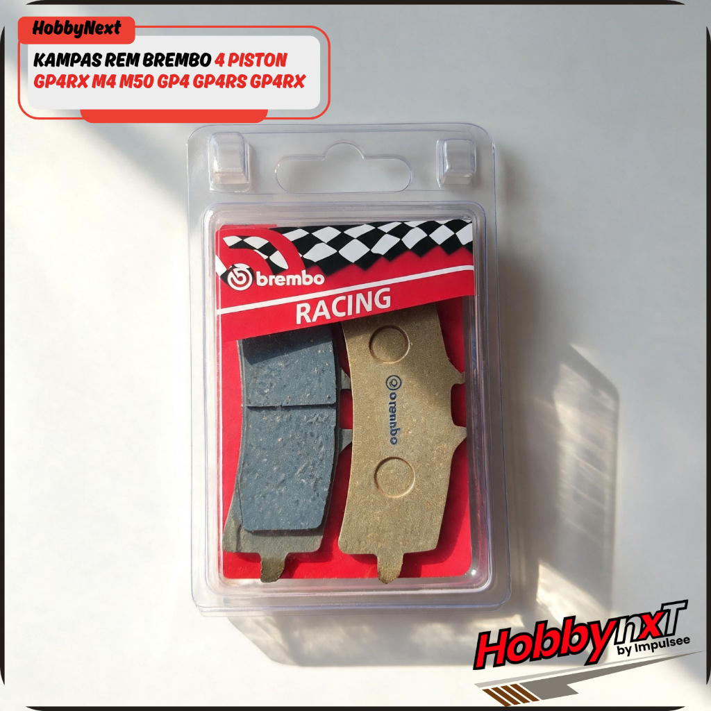 HobbyNext - Kampas Rem 4Piston Brake Pads GP4RX M4 M50 GP4 GP4RS Kampas Rem Kaliper HIGH GRADE