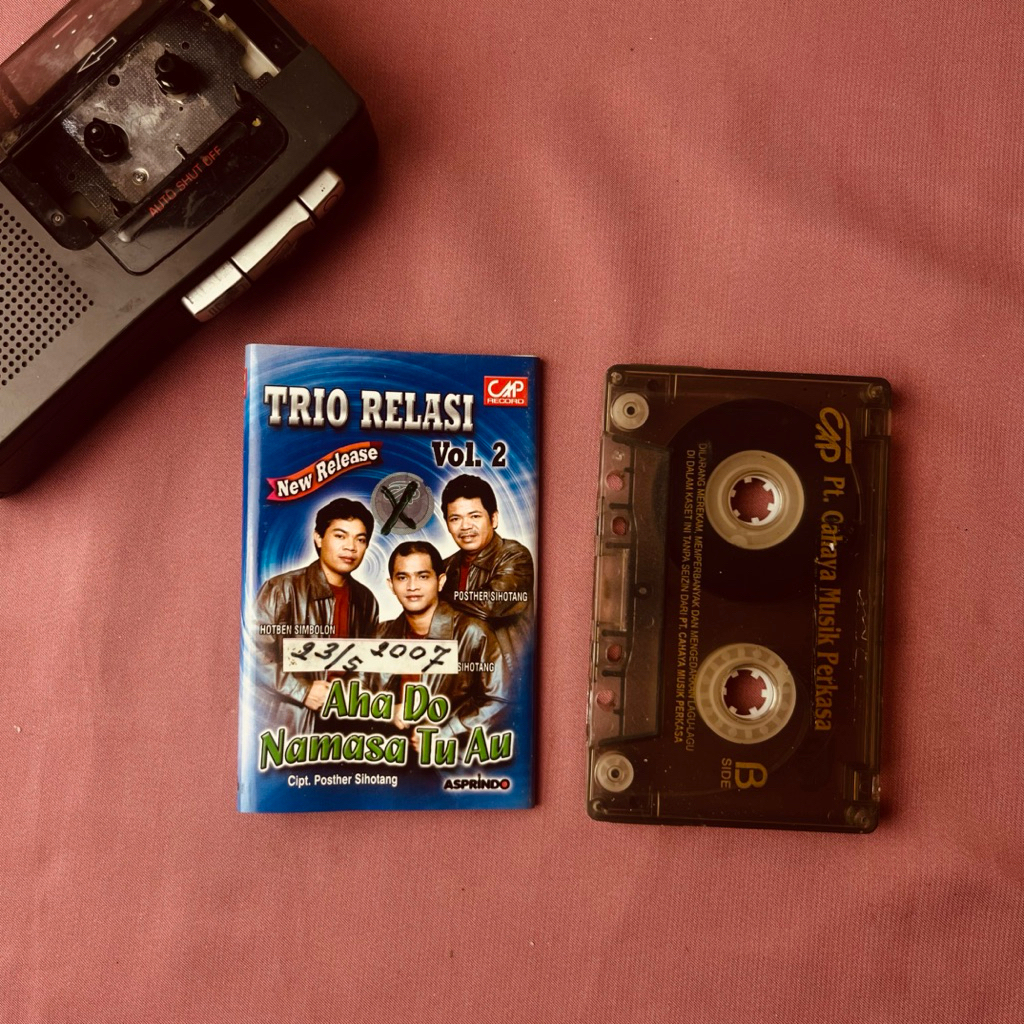 Kaset Pita TRIO RELASI Vol. 2 Aha Do Namasa Tu Au Original / Pop Batak Nostalgia