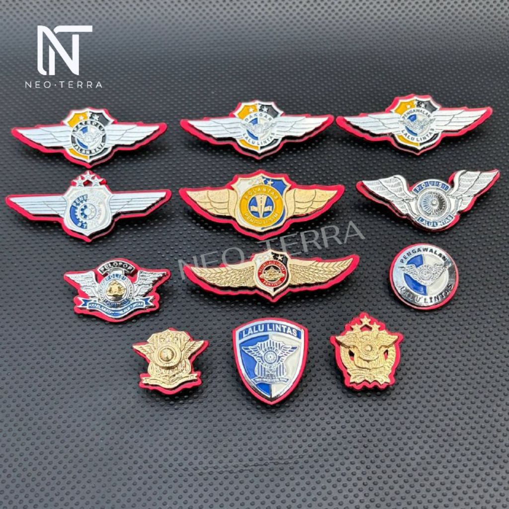 PIN LANTAS / BREVET LANTAS / BRIVET LANTAS / WINGS LANTAS POLRI PREMIUM