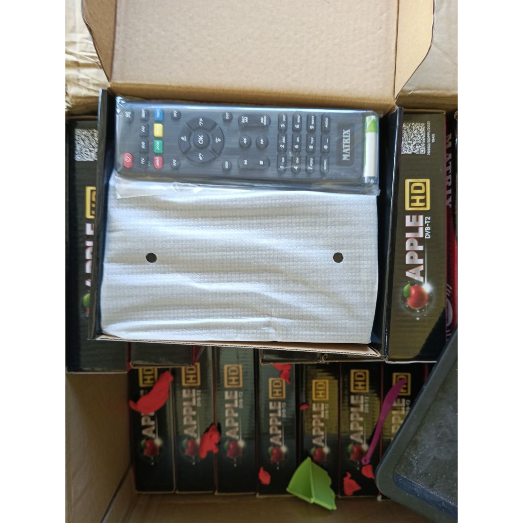 SET TOP BOX MATRIX APPLE MERAH