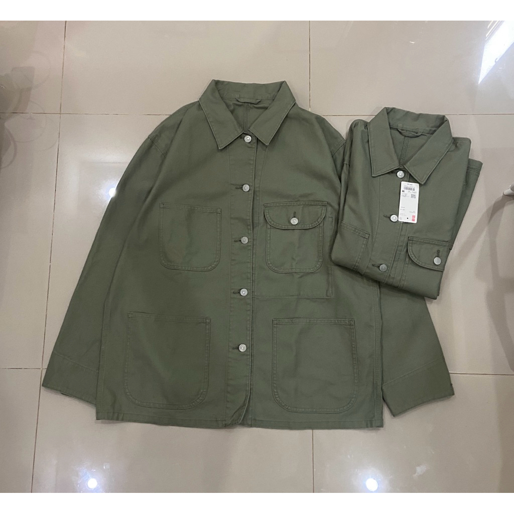 Uniqlo Chore Jacket Olive