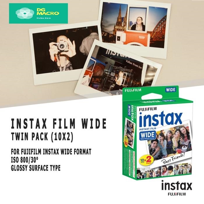 Fujifilm Paper Film Instax Wide Twinpack 2x10 / Fujifilm Instax Wide 300/400 Paper Film