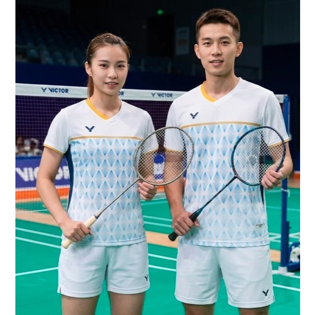 Jersey Badminton Design V22066A Baju Badminton Victory