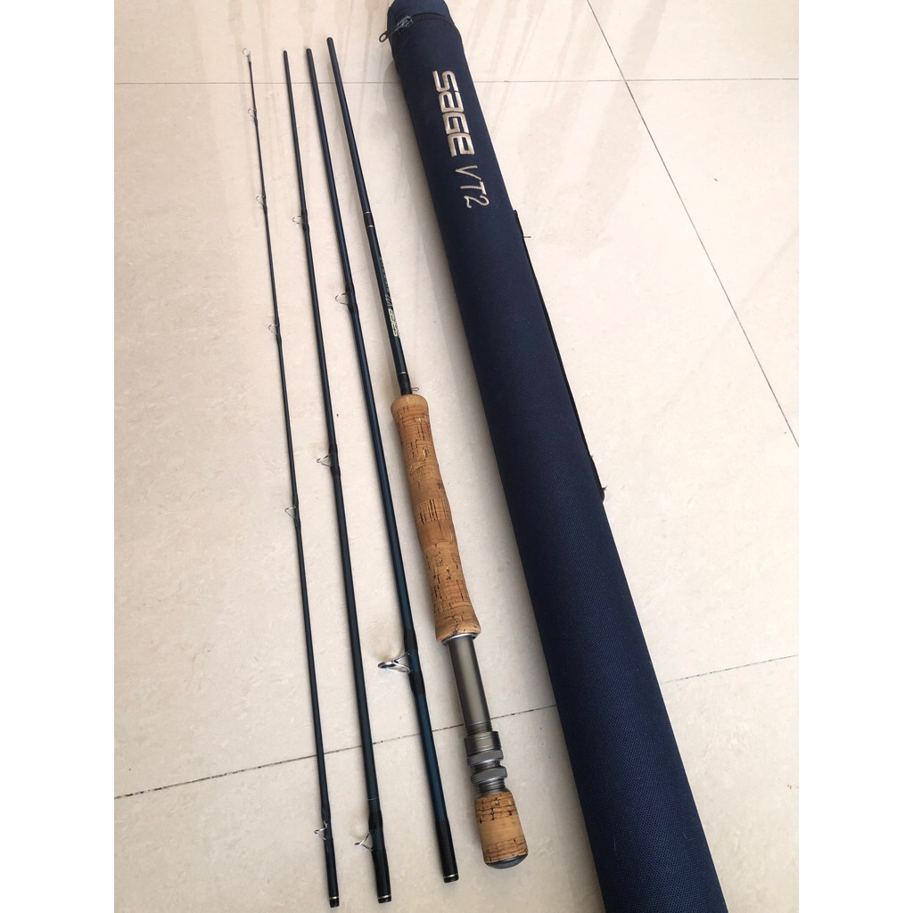 joran fly fishing SAGE VT2 6wt 9” bekas