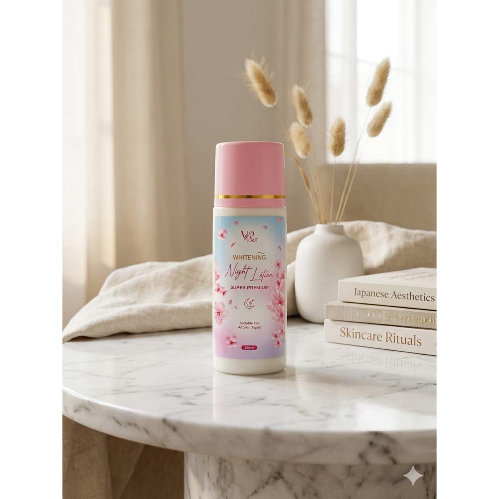 VR LOTION PREMIUM MALAM VR SKINCARE UNTUK MENCERAHKAN KULIT