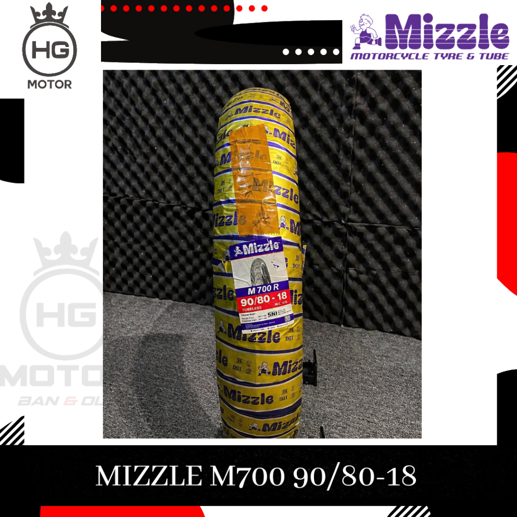 Ban Motor MIZZLE M700 90/80-18 100/80-18 Ring 18 (Tubeless)