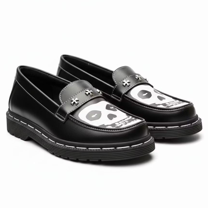 Sepatu Loafers Docmart Casual Pria Original Mr.Joe Misfits Spike