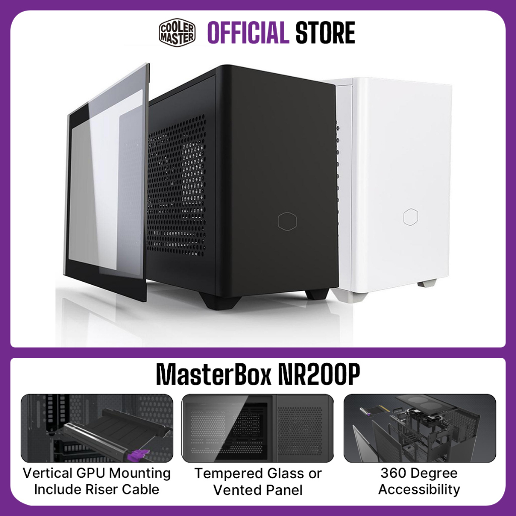 Cooler Master MasterBox NR200P Mini-ITX PC Case