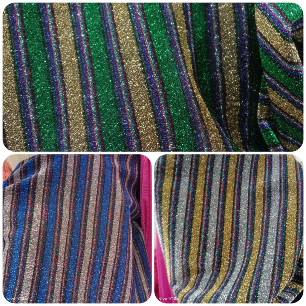 Kain Babat Geliter / Harga / 0.5m / Kain Babat Geliter Meteran / Bahan Babat Geliter / Bahan Babat G