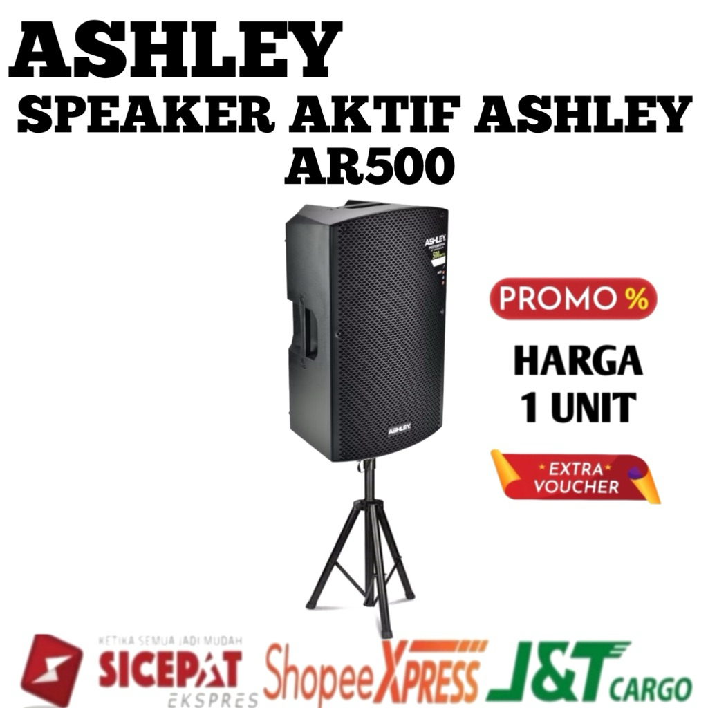 Speaker Aktif Ashley Ar500 Original Speaker Ashley 15inch