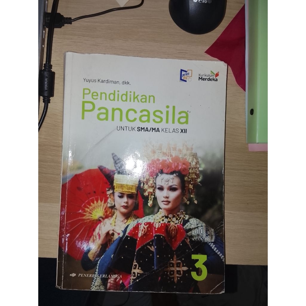 ERLANGGA PKN KELAS 12 (SECOND HAND)
