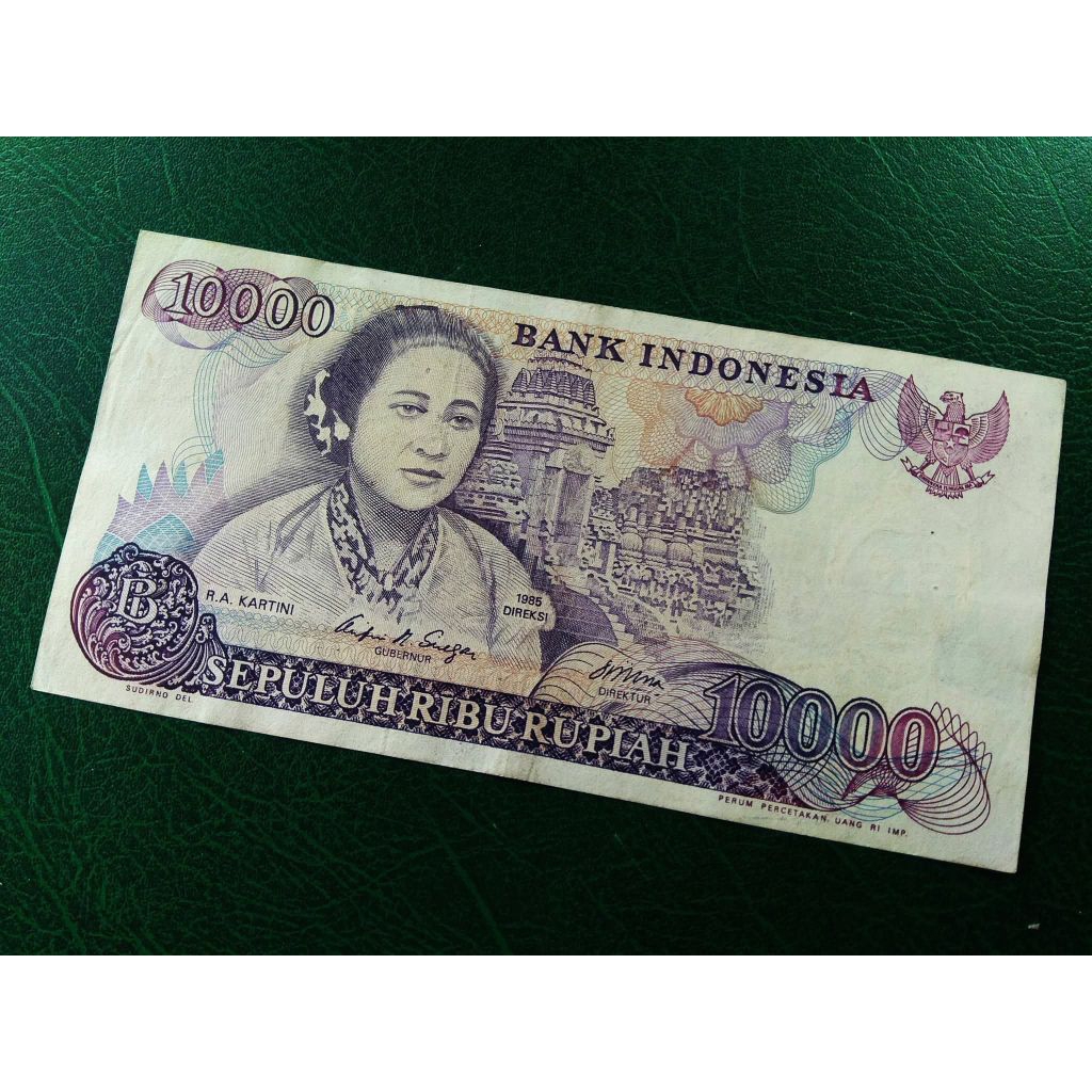 Uang Kuno 10 Ribu R.A Kartini th.1985