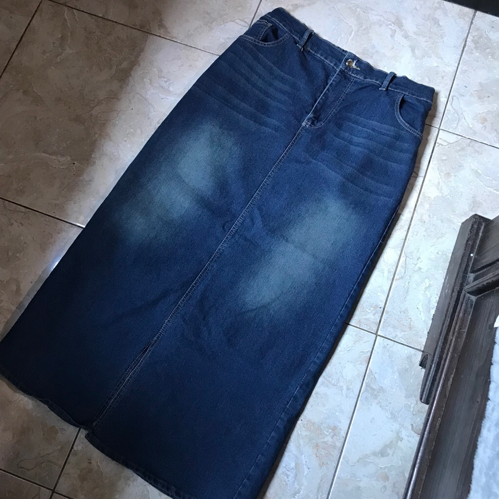 Preloved Rok Jeans Span Melar